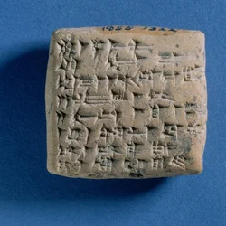 Tablet engraved with a letter from Tirirsama to King Niqmepa, from Atshana, 14th century BC