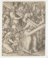 Christ Bearing the Cross and the Miracle of Veronica