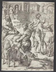 The Servants of Abigail Loading the Asses with Food for David