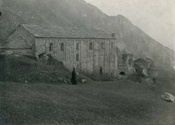 Abbey of San Pietro al Monte, Civate, Lombardy, Italy, circa 1910