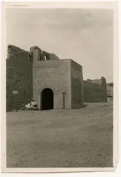 Eastern Gate and Tower of Monastery of St Simeon, Aswan, Egypt