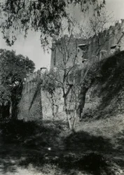 Outer wall of Church of Our Lady Mary of Zion, Axum, Ethiopia
