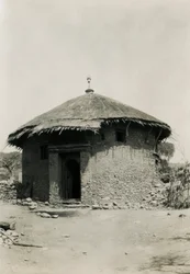 Round Hut with Thatched Roof, Axum, Ethiopia