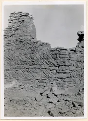 Ruins of southern church, detail of brickwork, Sabagura, Egypt