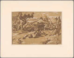 David beheads Goliath