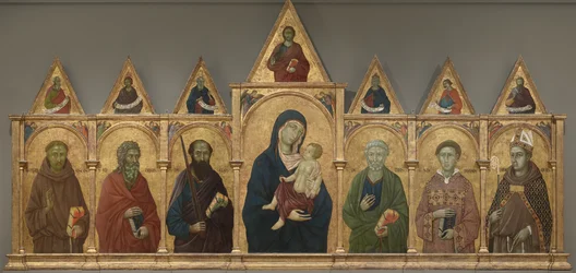 Virgin and Child with Saints Francis, Andrew, Paul, Peter, Stephen and Louis of Toulouse