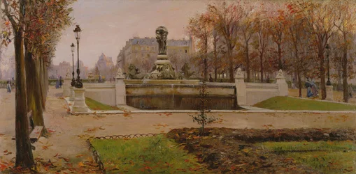 A View of the Tuillerie Gardens, Paris