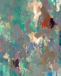 Fluid Floral Abstract