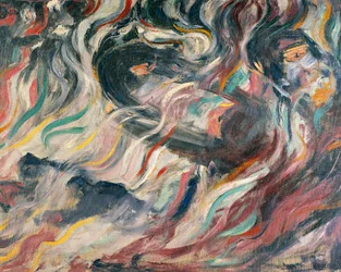 Moods: Good-Byes by Umberto Boccioni (detail)