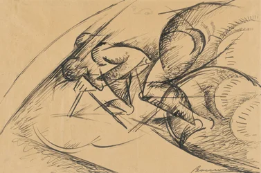 Study for Dynamic Force of a Cyclist I