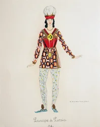 Costume for the Prince of Persia from Turandot