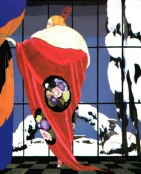 Lady in Scarlet Coat