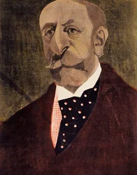 Portrait of Charles Camille Saint-Saens, French composer, pianist and organist