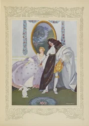 The King Looked at the Little Rabbit, Illustration from 