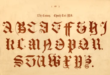 17th Century Church Text MS., 1862