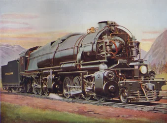 A 300-Ton American Mallet Type Freight Engine, Pennsylvania Railroad, 1926