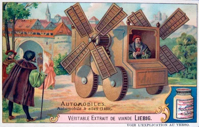 A Car with Blades, 1460, c1900