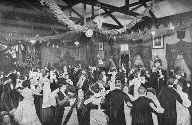 A Christmas Dance at the German Gymnasium, London, c1902