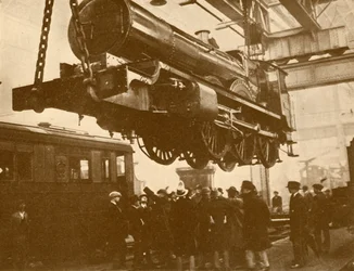 A Great Western Knight Mounted for the Inspection of Public School Boys Visiting Swindon, c1930