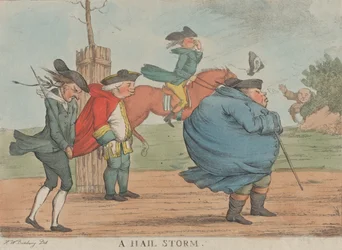 A Hail Storm, 1800-1820