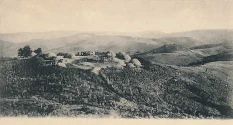 A Kafir Kraal - Zululand