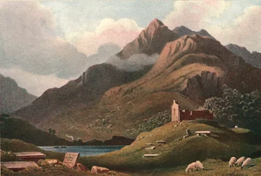 A Mountain Landscape - Ben Lomond, c1900