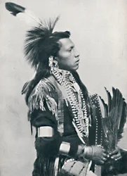 A North American Indian Chief Profile, 1912