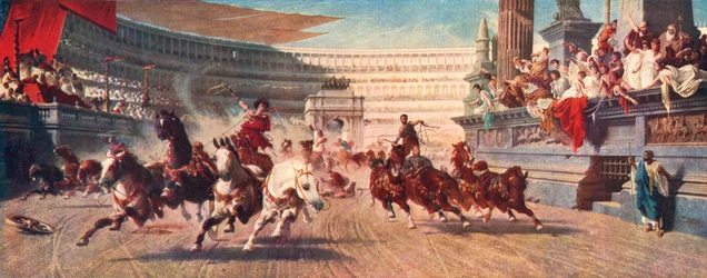 A Roman Chariot Race, The Circus Maximus