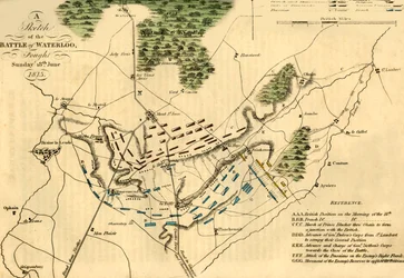 A Sketch of the Battle of Waterloo, 18 June 1815