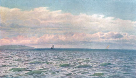 A Sunny Day in the Solent, c1900
