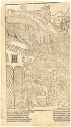 A Warning Against Playing Dice, c. 1500