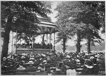 A Band in Hyde Park, London