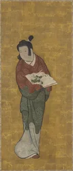 A Boy with a Fan