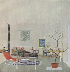 A design for a Gartenraum by Georg Steinklammer of Vienna