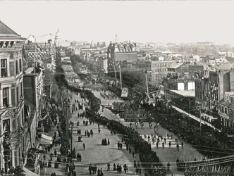 A Fete Day in the American Capital, Washington DC, USA, 1895