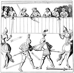 A fight to the death, 15th century