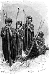 A group of Antis Ashaninkas, Peru, 1895