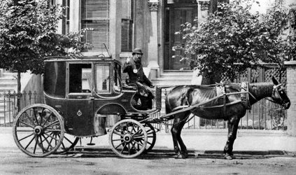 A Horse-Drawn Carriage, London, 1926-1927