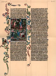 A Page from the Wenzel Bible, c1400, 1903