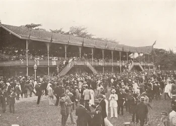 A portion of the Derby Club Racecourse Enclosure, 1914