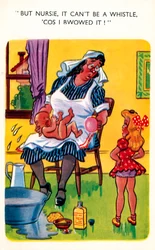 A saucy postcard
