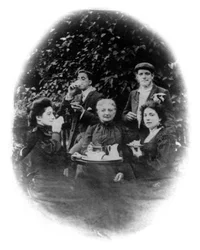 A tea party, San Francisco, California, USA