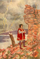 A tower had struck Maximus without doing him serious hurt, 1917