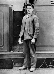 A Train Fireman, London
