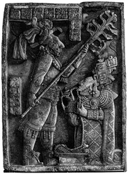 A Victim Before the Maya God Kukulkan