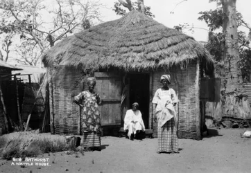 A Wattle House, Bathurst, Gambia