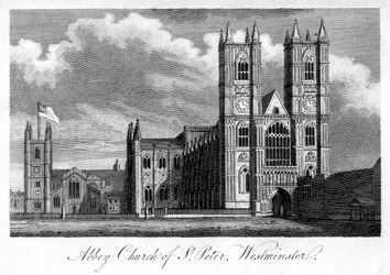 Abbey Church of St Peter, Westminster, London, 1805