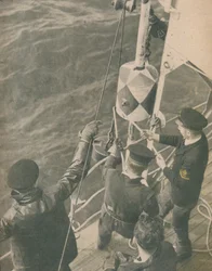 Aboard a British Minesweeper