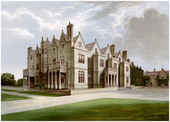 Acton Reynald Hall, Shropshire, c1880