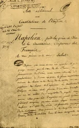 Additional Act to the Constitutions of the Empire, 22 April 1815